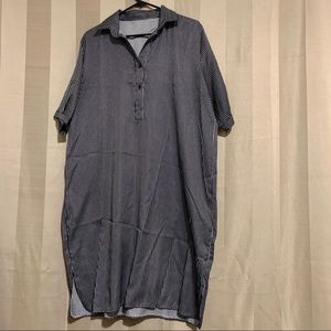 EUC stripes shirtdress